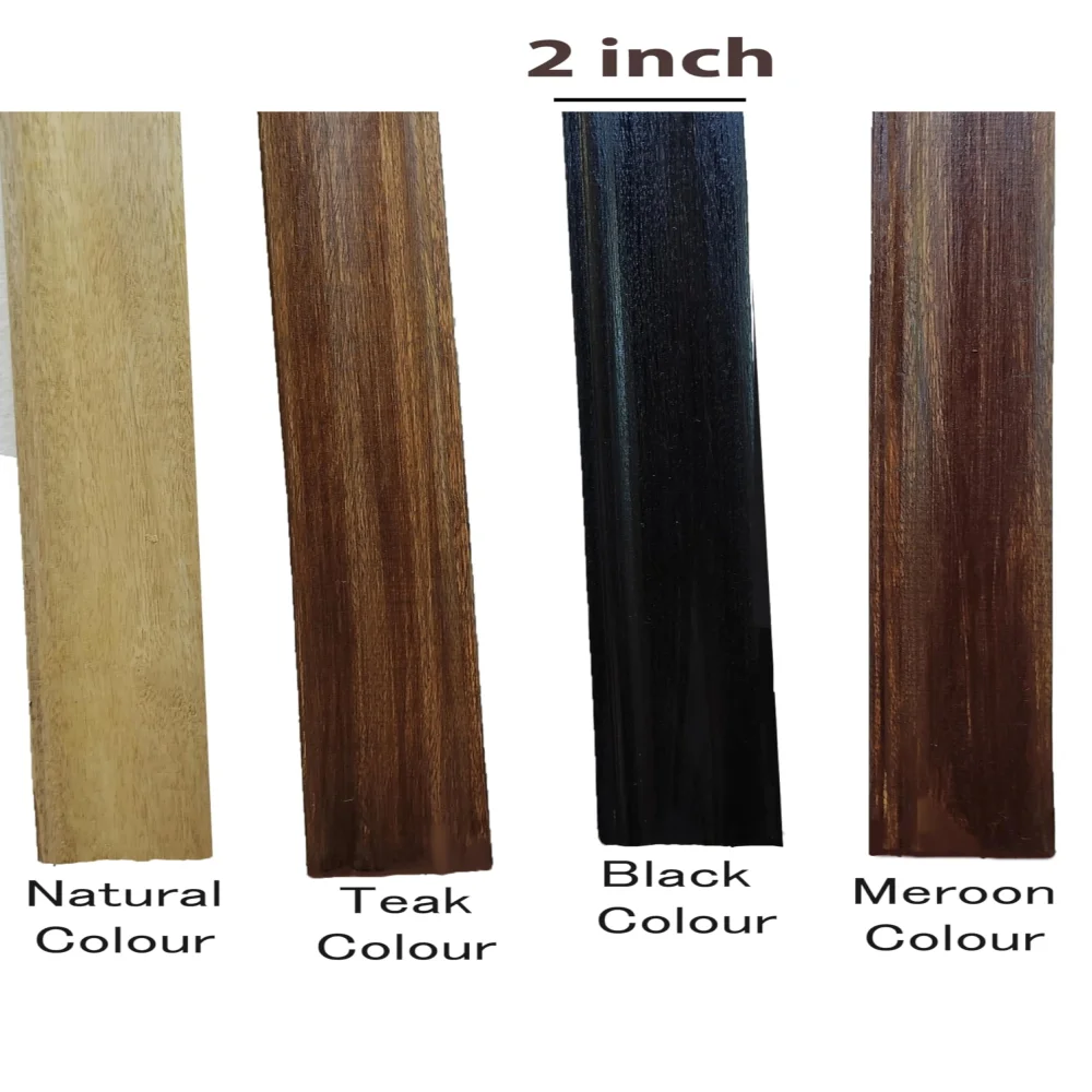 EMPEROR ART GALLERY®,Premium Wooden Frame Sticks, 52 Inch Diagonal Cut Picture Frame Moulding, Natural Pure Wood, Multiple Finishes, 2 Inch Width, Set of 4