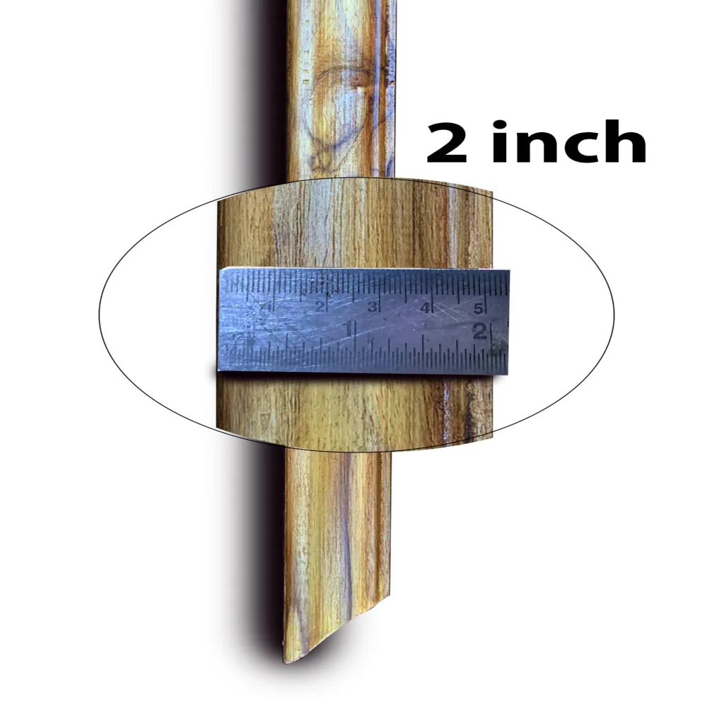 EMPEROR ART GALLERY®,Premium Teak Wood Frame Sticks, 45.4 x 33.6 in Outer Size, 42 x 30 in Inner Size, Natural Wood