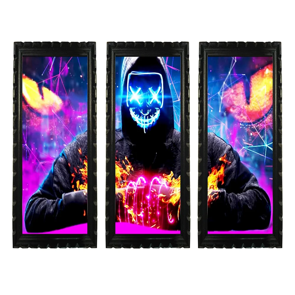 Mperor, Digital Re Print With Original Wood frame (7.1x13) in 3Peace