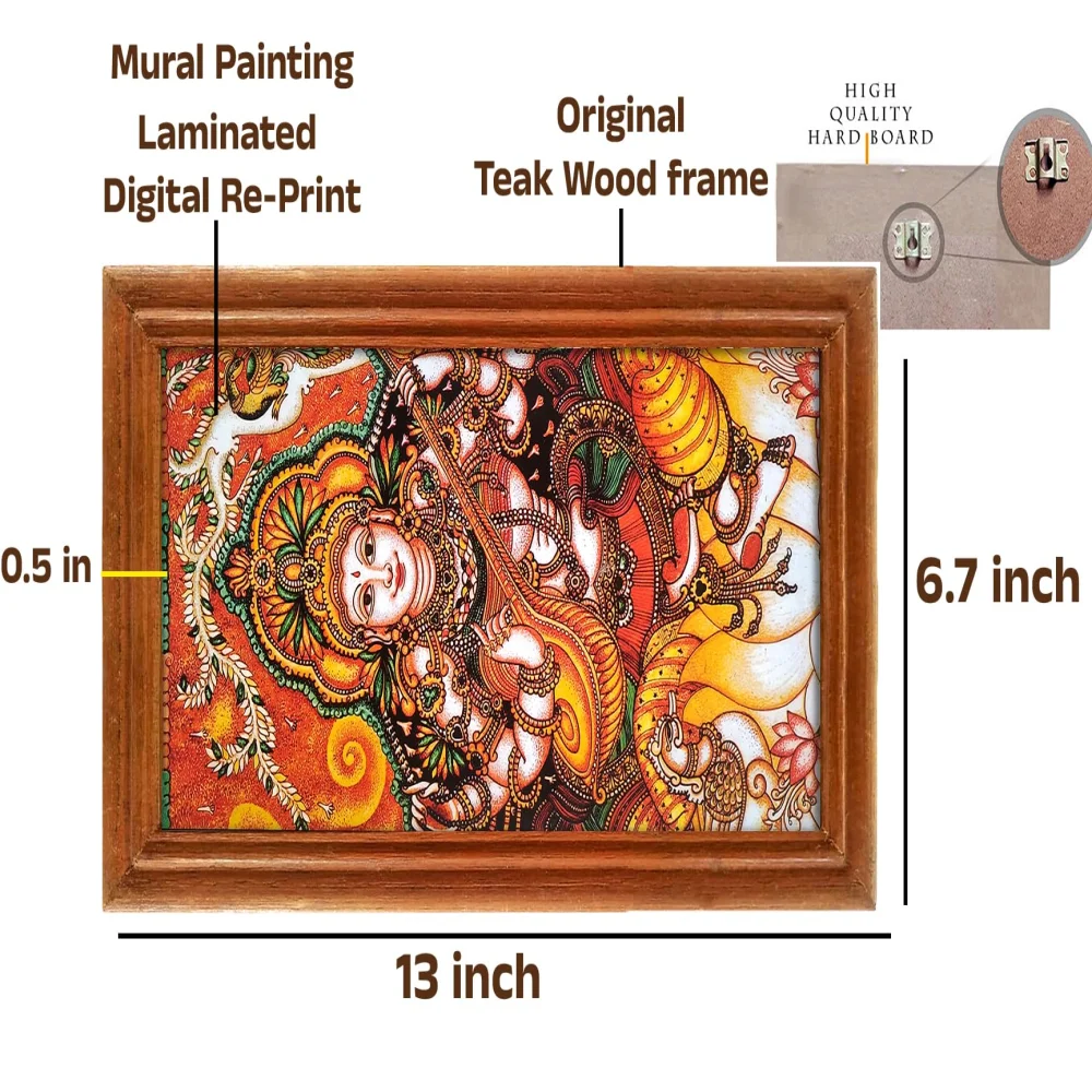 Lords Mural Painting laminated Digital RePrint With Teak Wood Frame