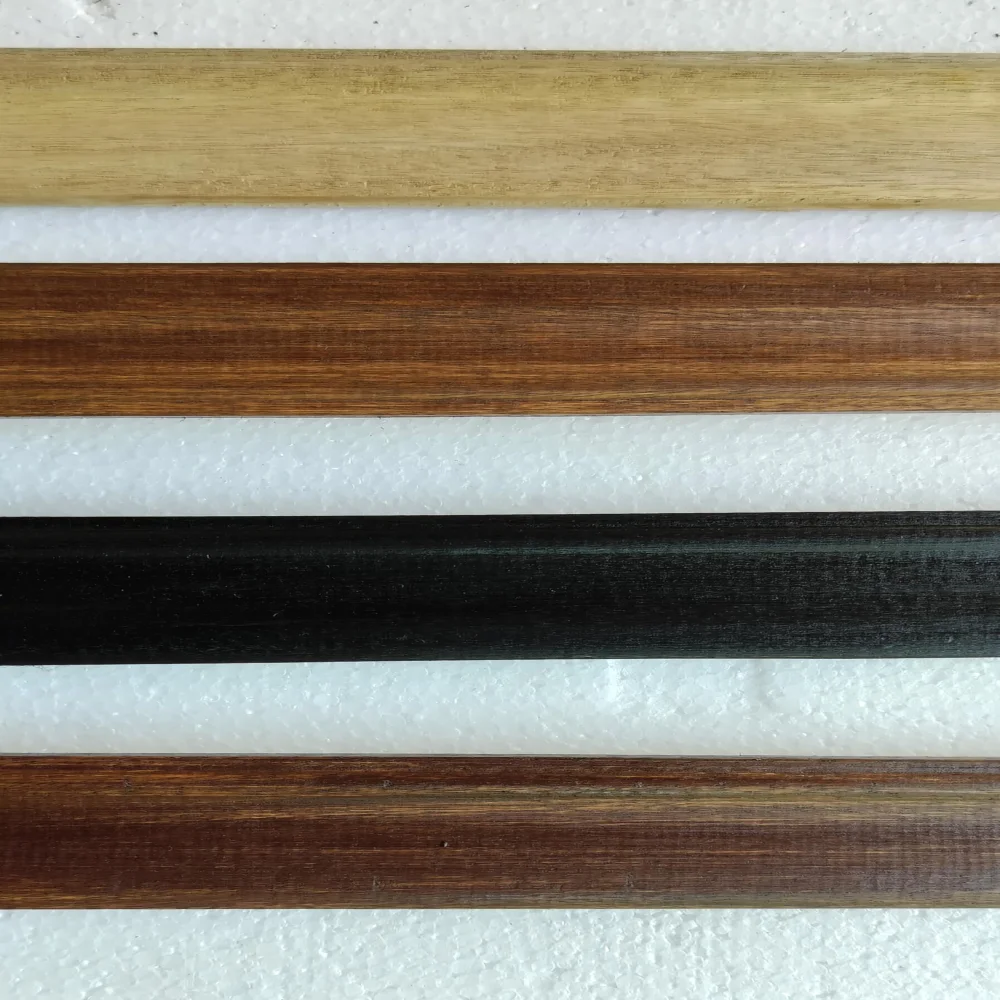 EMPEROR ART GALLERY®,Premium Wooden Frame Sticks, 52 Inch Diagonal Cut Picture Frame Moulding, Natural Pure Wood, Multiple Finishes, 2 Inch Width, Set of 4