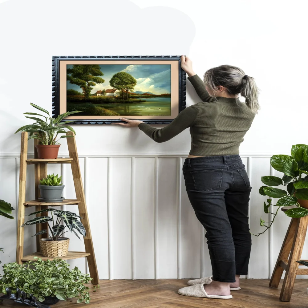 EMPEROR ART GALLERY®, Landscape Wall Art Print, 50.8 x 38.1 cm, Premium Wooden Frame, Film Laminated Photo