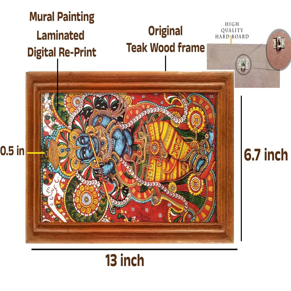 Lords Mural Painting laminated Digital RePrint With Teak Wood Frame