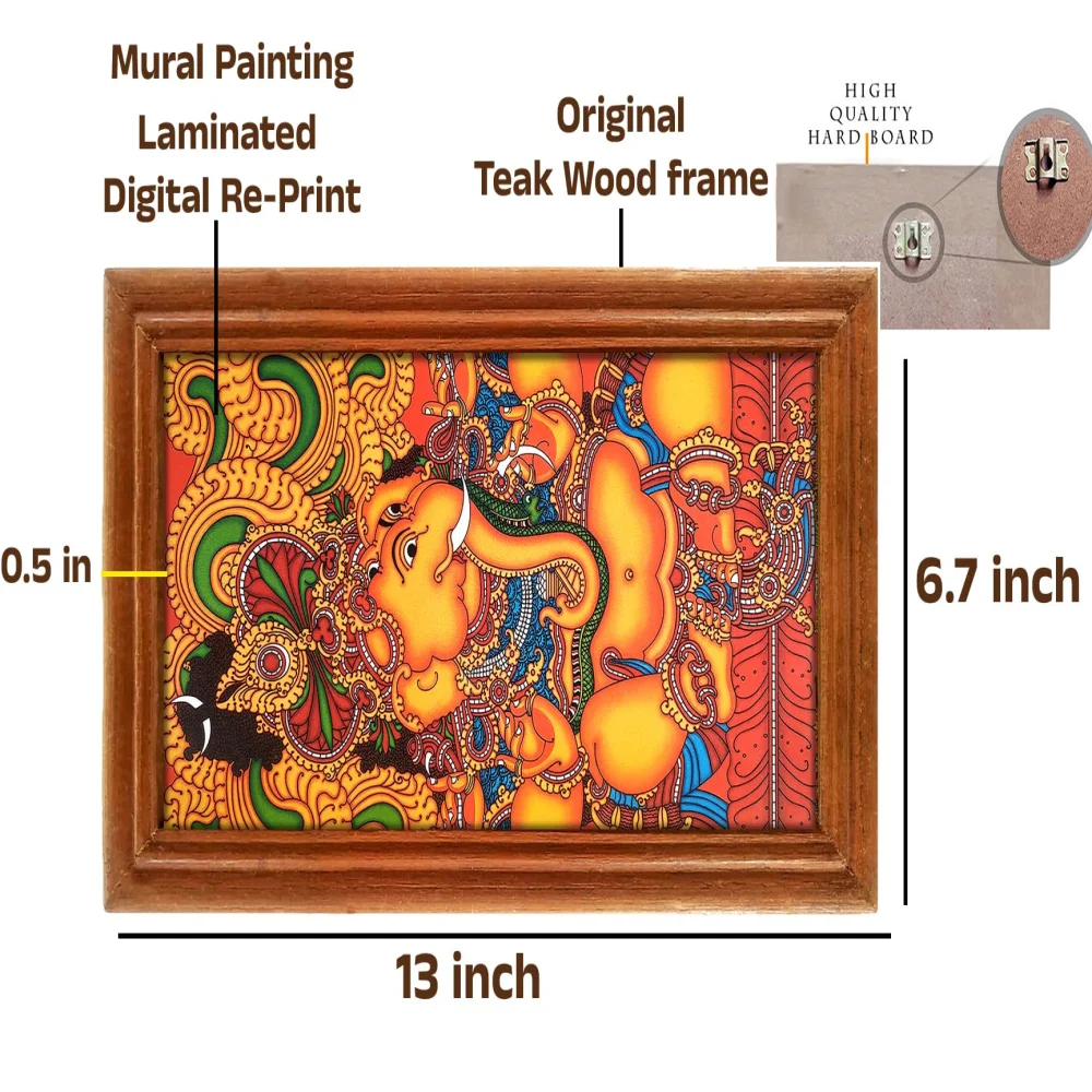 Lords Mural Painting laminated Digital RePrint With Teak Wood Frame