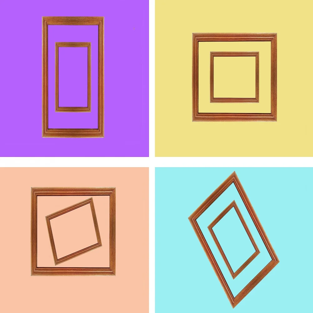 Mperor Wall Deco Teak Wooden Photo Frame size (12x9, 7x 10) in