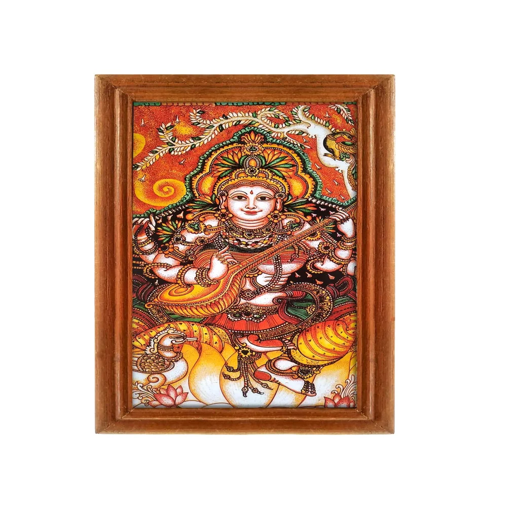 Lords Mural Painting laminated Digital RePrint With Teak Wood Frame