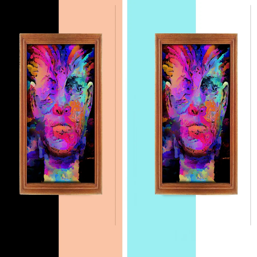 Wall Deco Special Laminated Print With Teak Wooden Photo Frame Digital Reprint (12.5 in x 9 in)