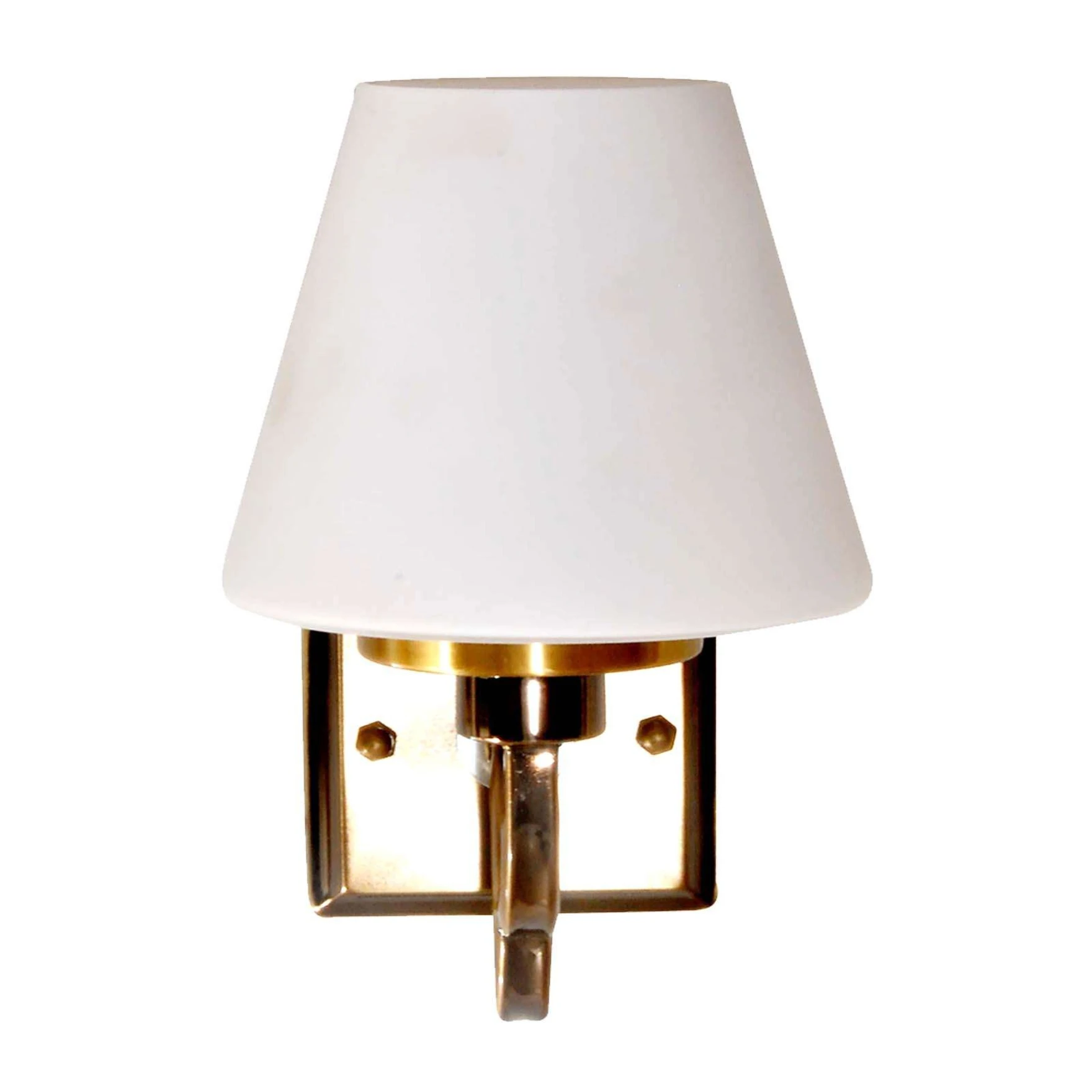 Enhance your space Toned White Glass Wall Light