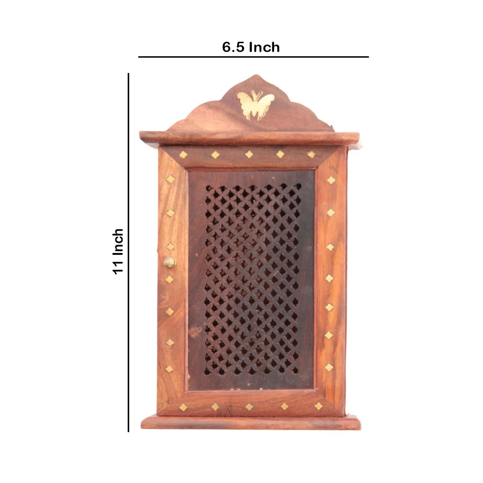 Handicraft Wooden Key Chain Jharokha Design | SKE-300008