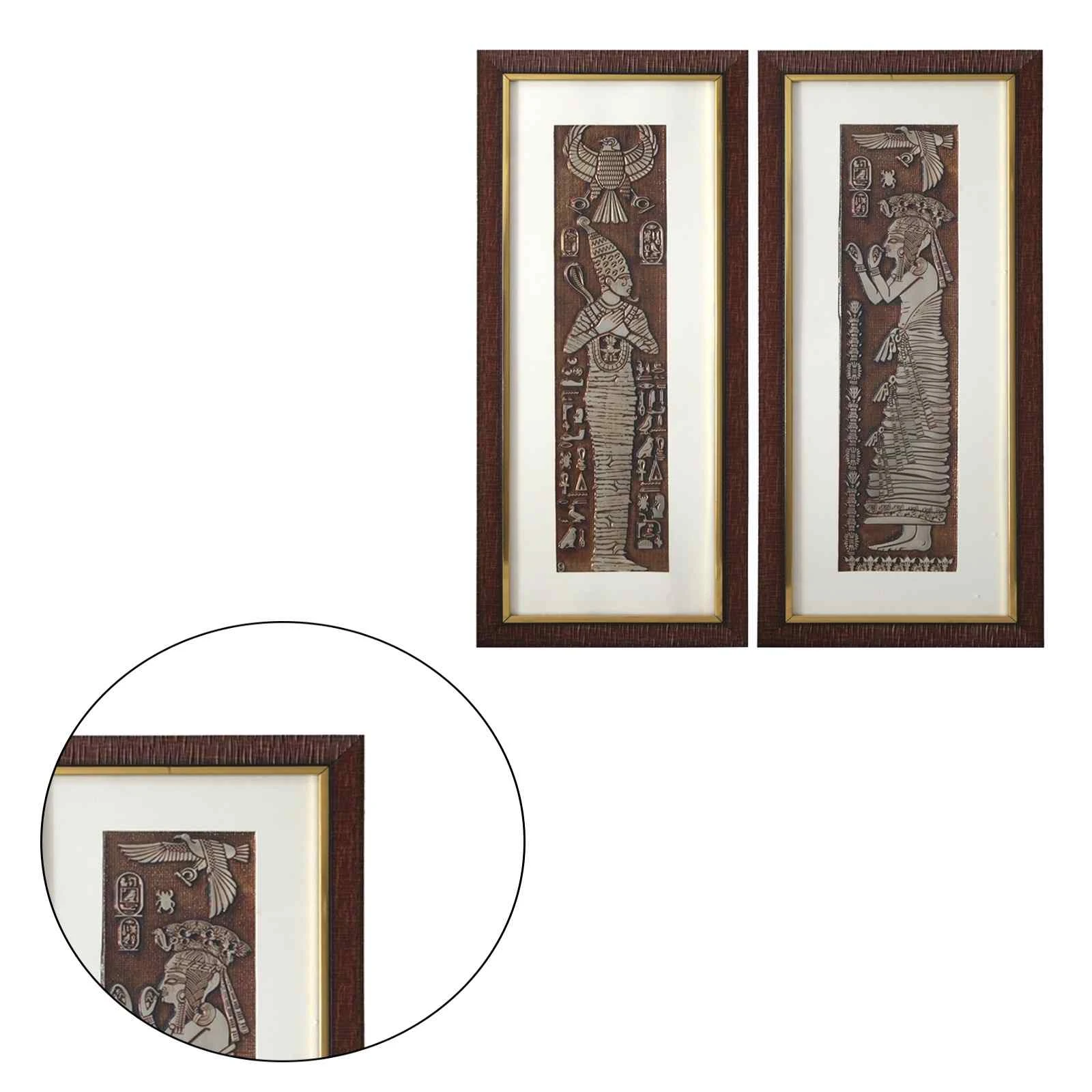 Pharaoh Nekhbet Foil Painting