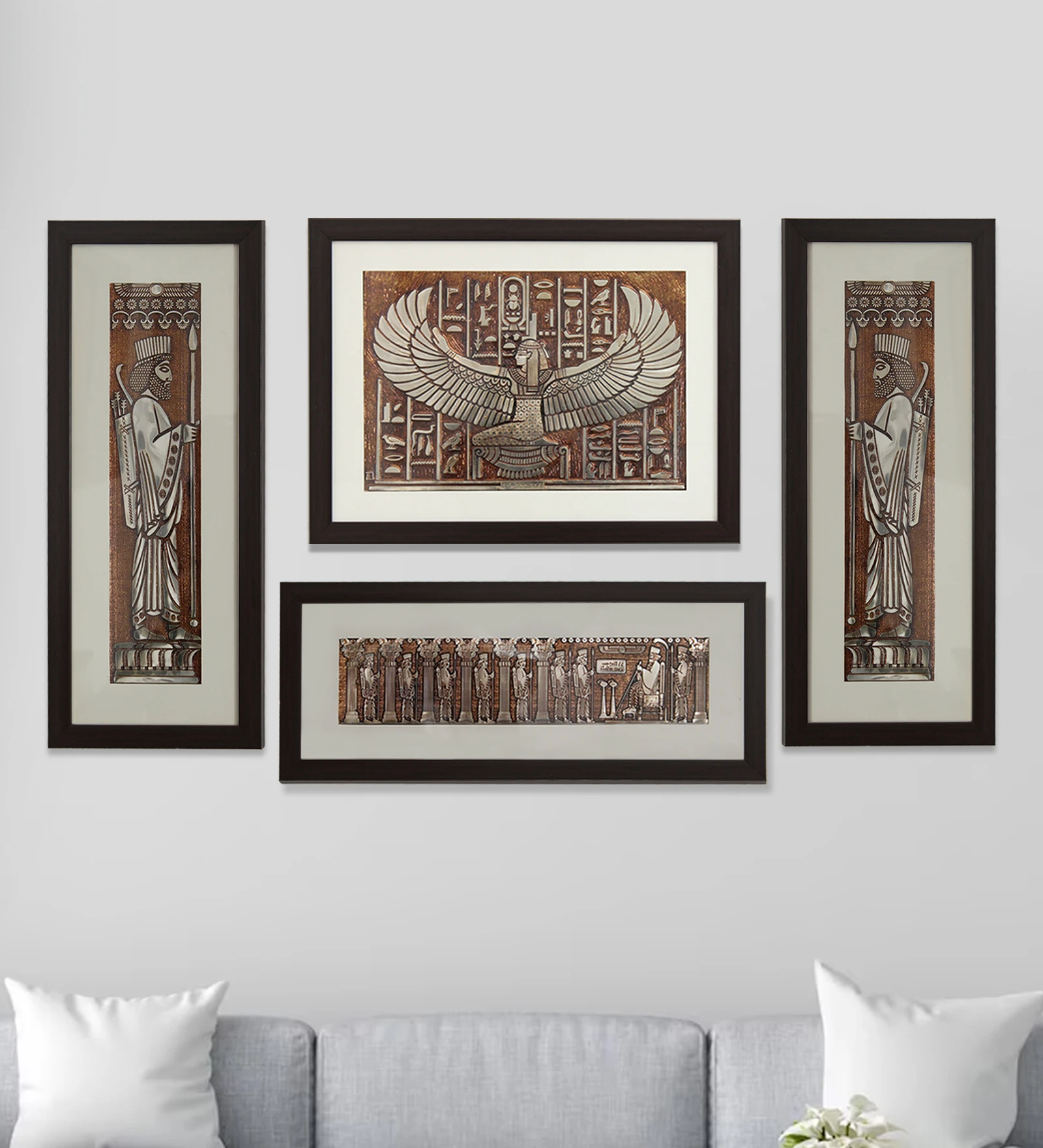 Ancient Persian Egyptian Wall Painting