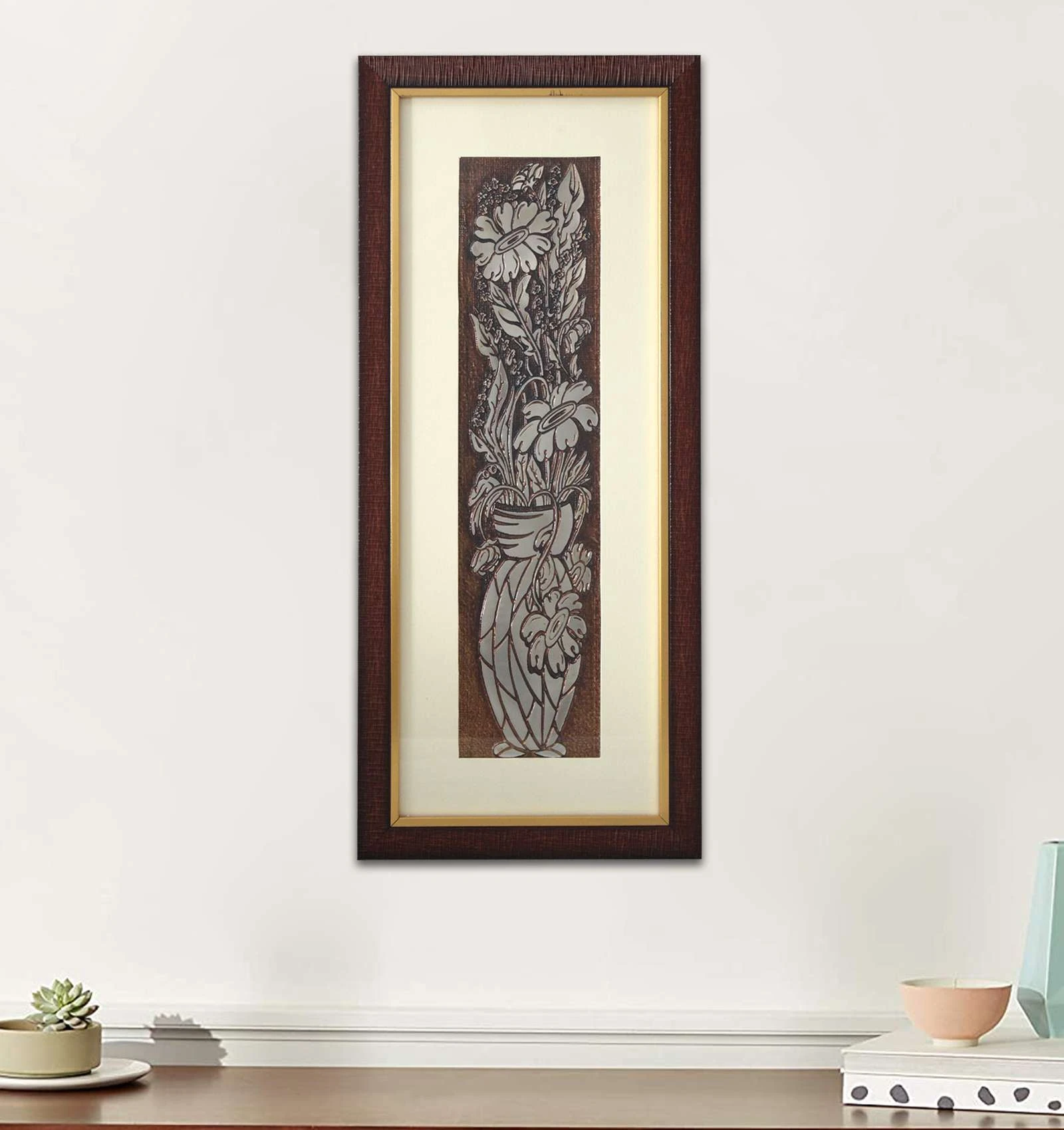 Bouquet Cosmos Flower Wall Painting