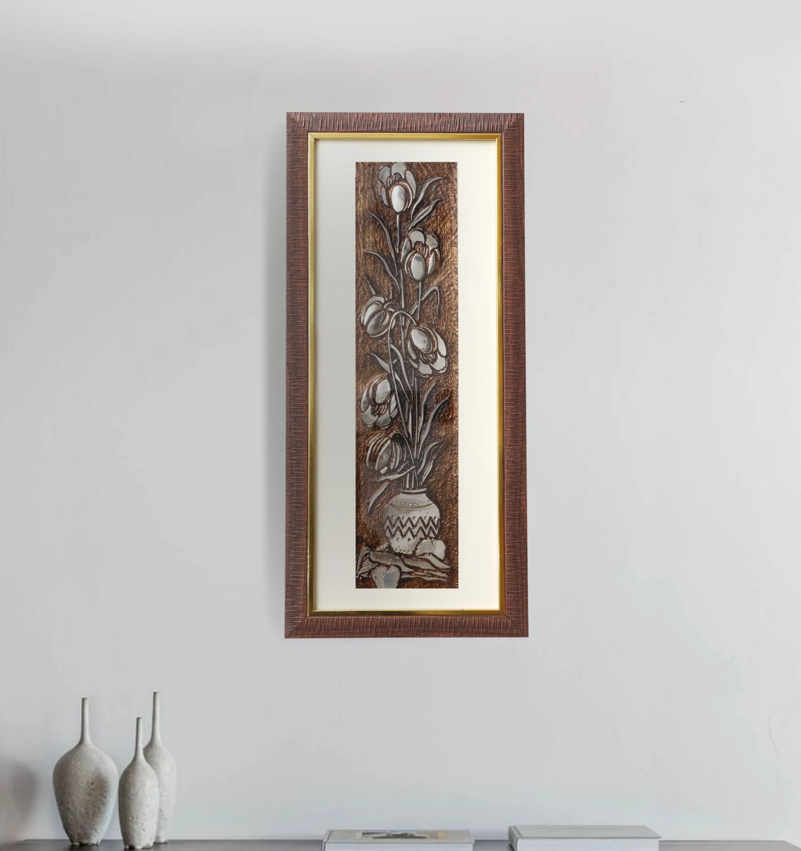 Egyptian PEONY Flower Wall Painting