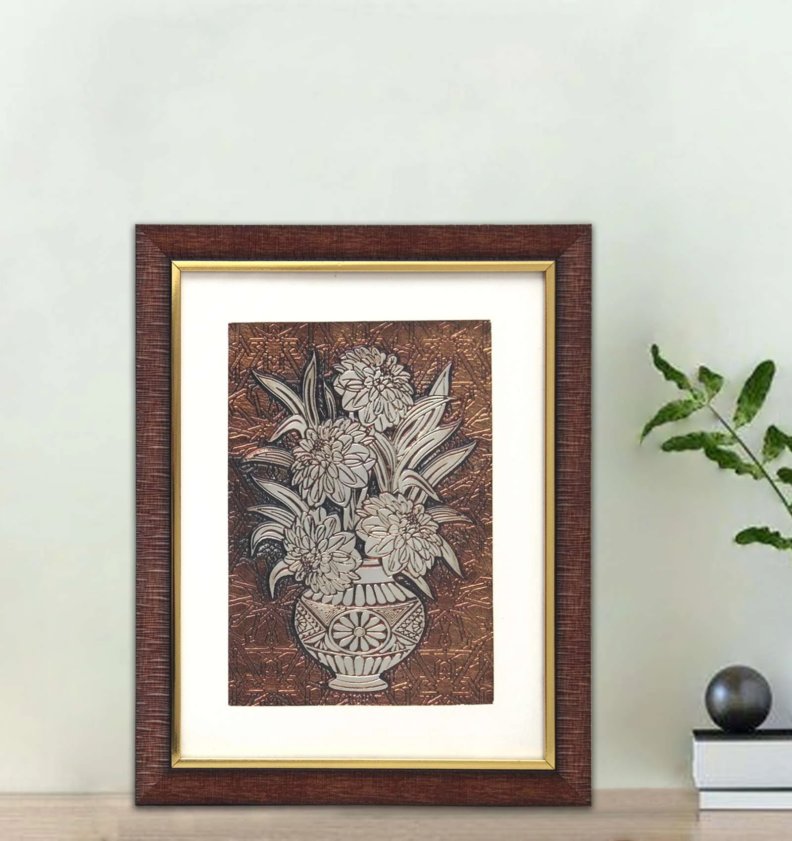 Egyptian Flower Wall Painting