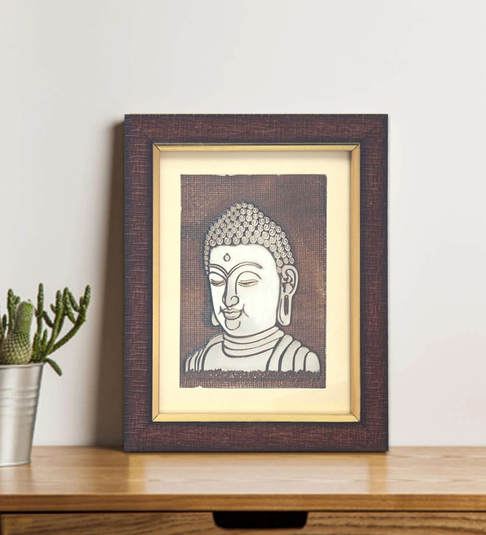Lord Buddha Painting Collection Featuring Meditation Buddha & Embossed Painting