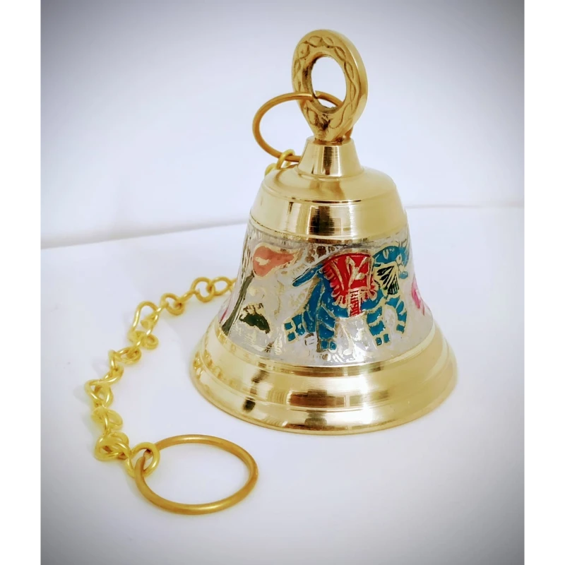 Golden Pooja Bell for Positive Vibrations