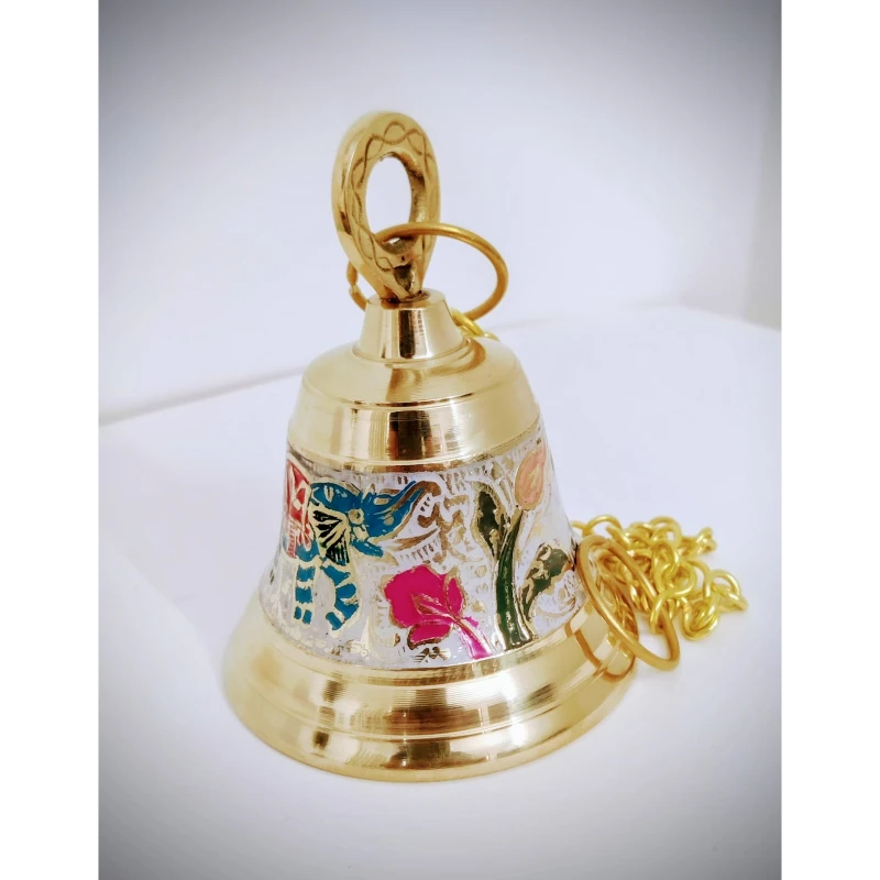 Golden Pooja Bell for Positive Vibrations