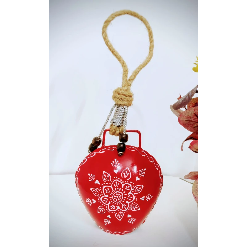 Handmade Red Hanging Bell