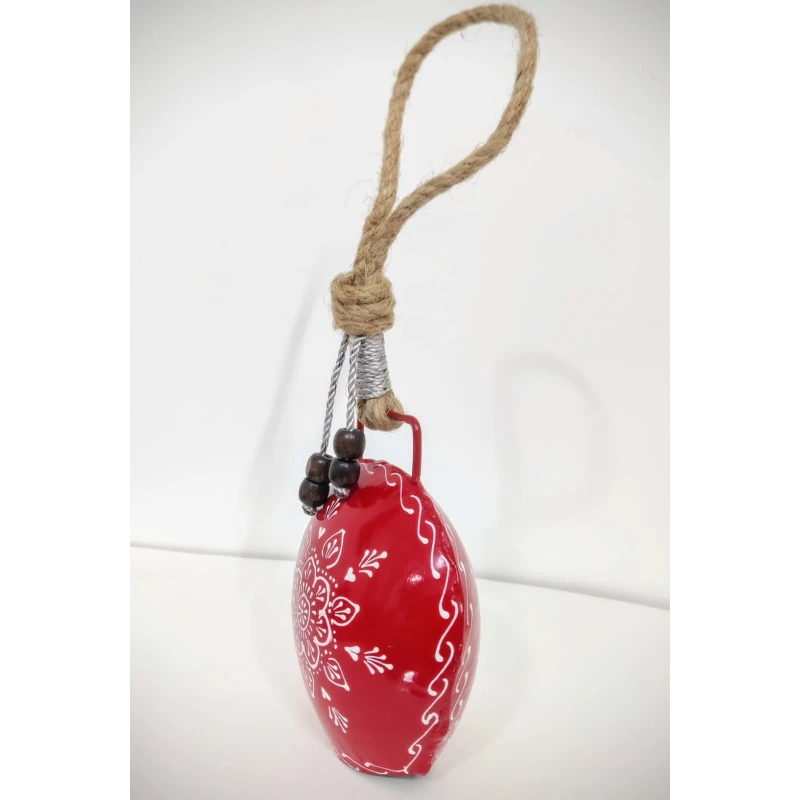 Handmade Red Hanging Bell
