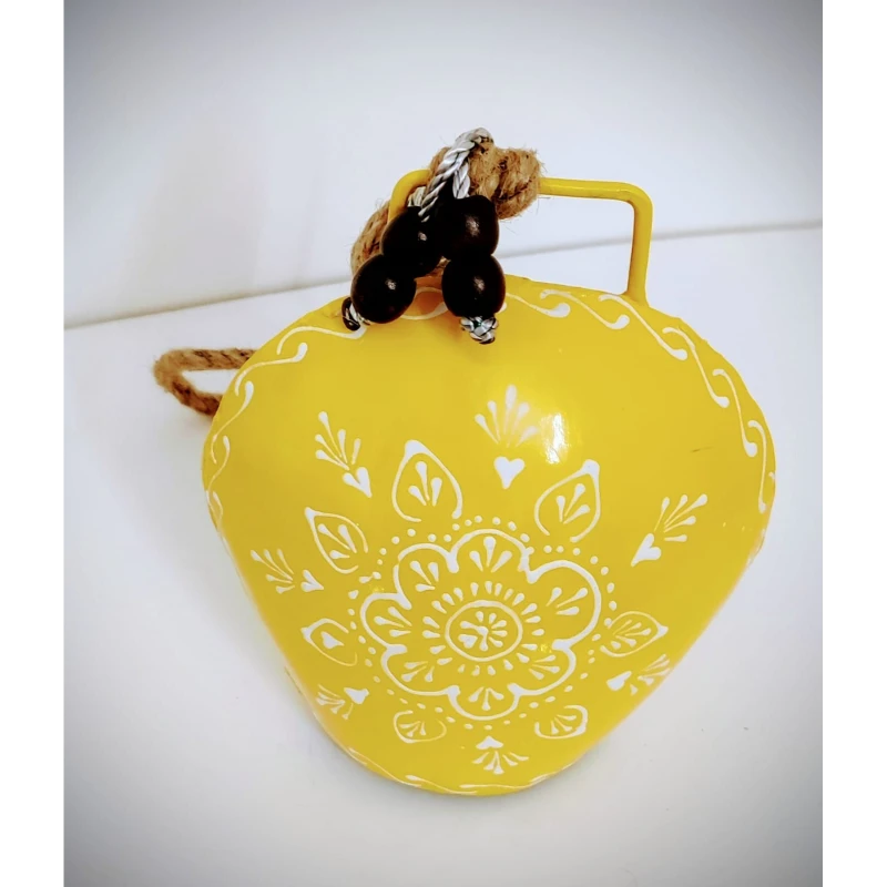 Handmade Yellow Hanging Bell