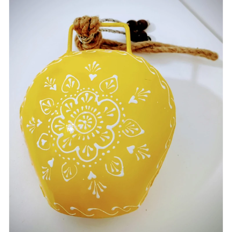 Handmade Yellow Hanging Bell