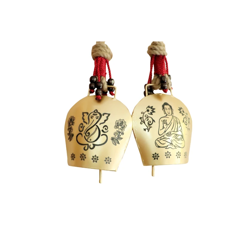 Om, Ganesha & Buddha Combo Bell | Set of 3|