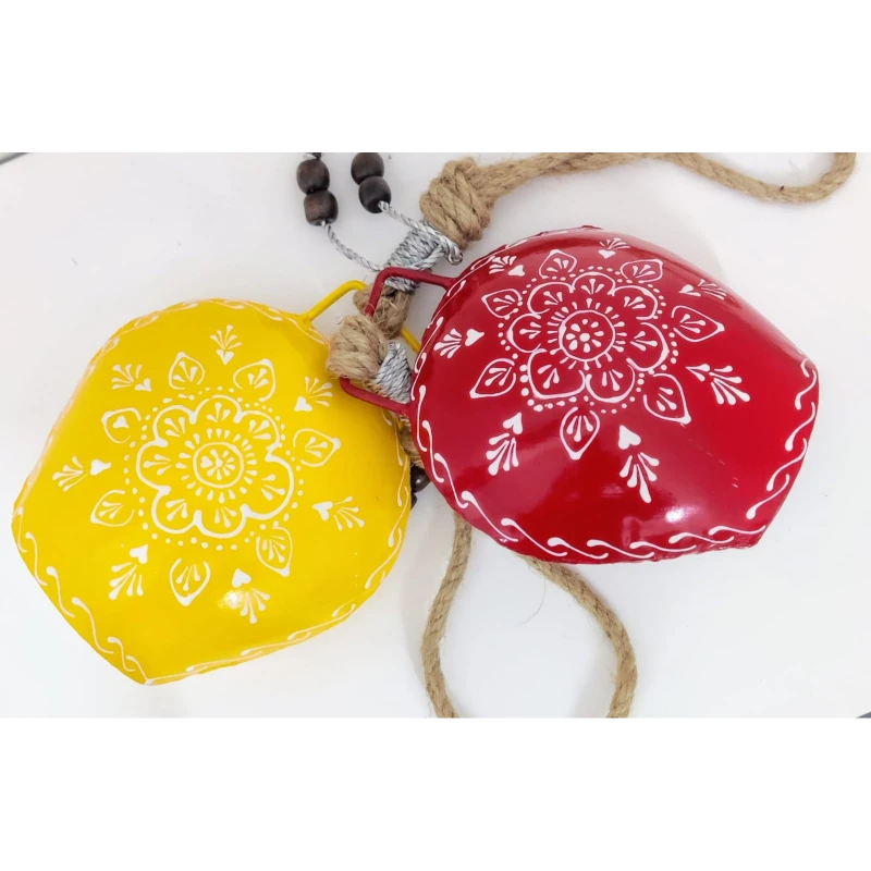 Combo Yellow & Red Bell |Set of 2|