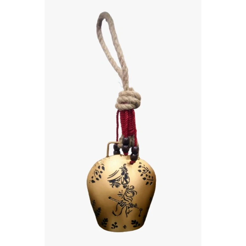 Rustic Krishna Cowbell with Antique Finish