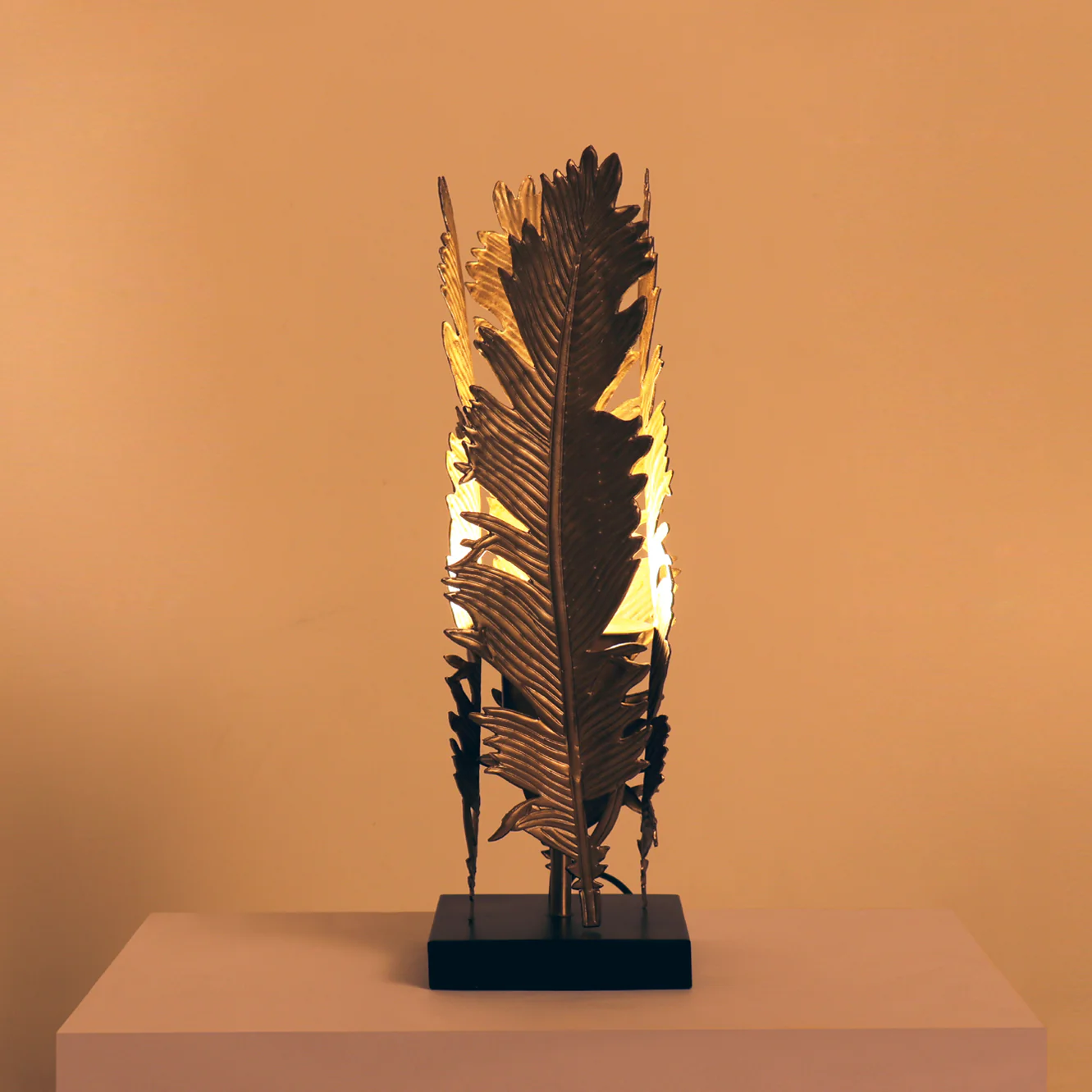 Vicia Table Lamp - Elegant Iron Base & Eclectic Design