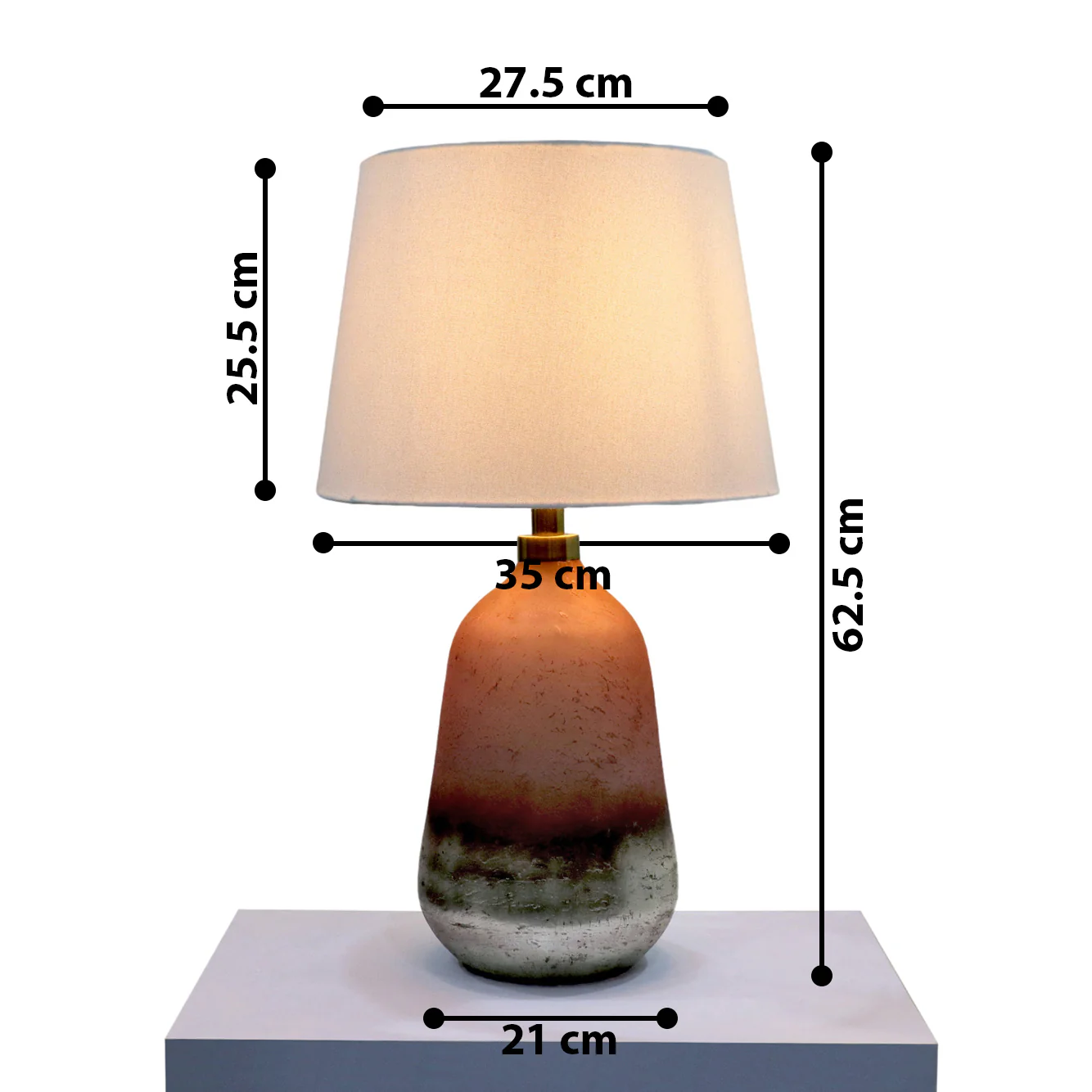 Walze Light Table Lamp - Elegant Iron Base & Eclectic Design