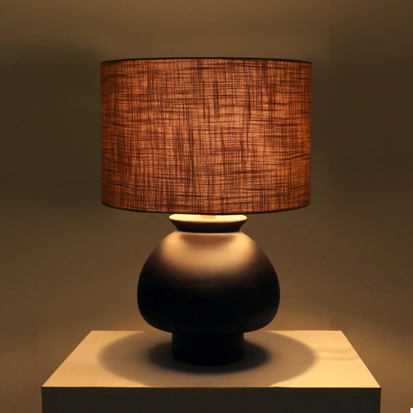 Globus Upward  Table Lamp - Elegant Iron Base & Eclectic Design