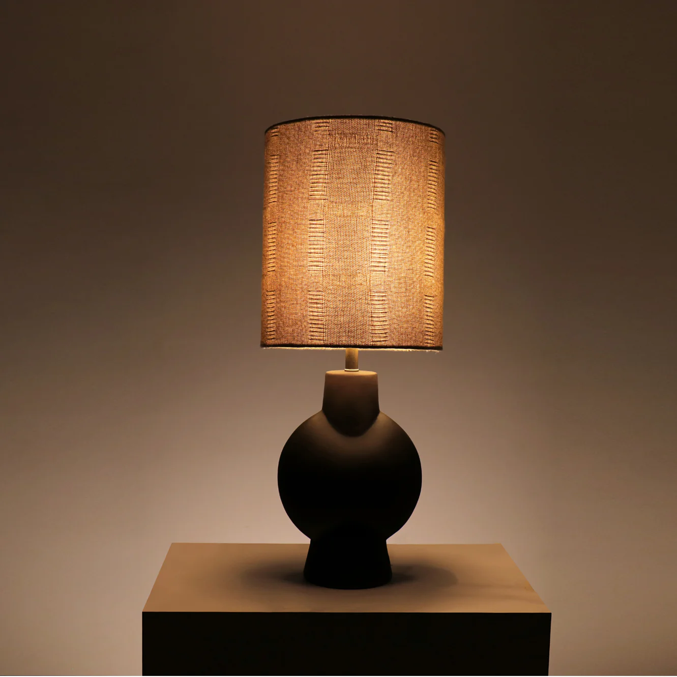 Globus Upward  Table Lamp - Elegant Iron Base & Eclectic Design