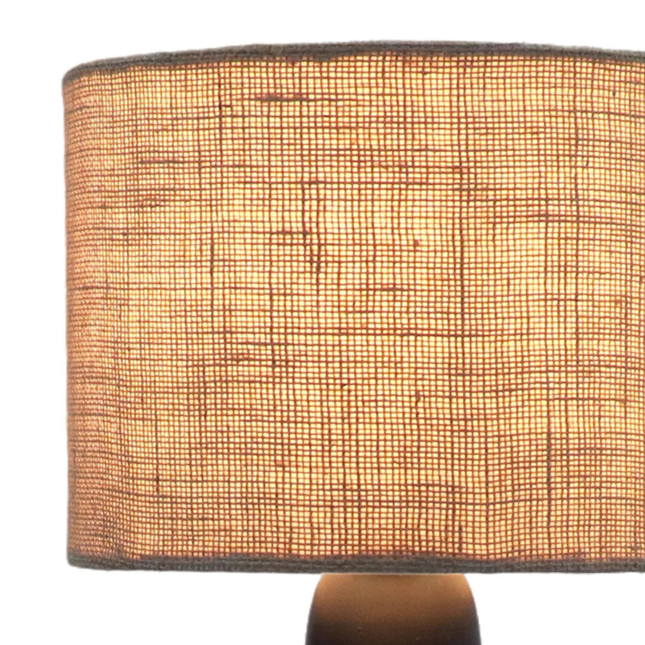 Noirjute Table Lamp - Elegant Iron Base & Eclectic Design
