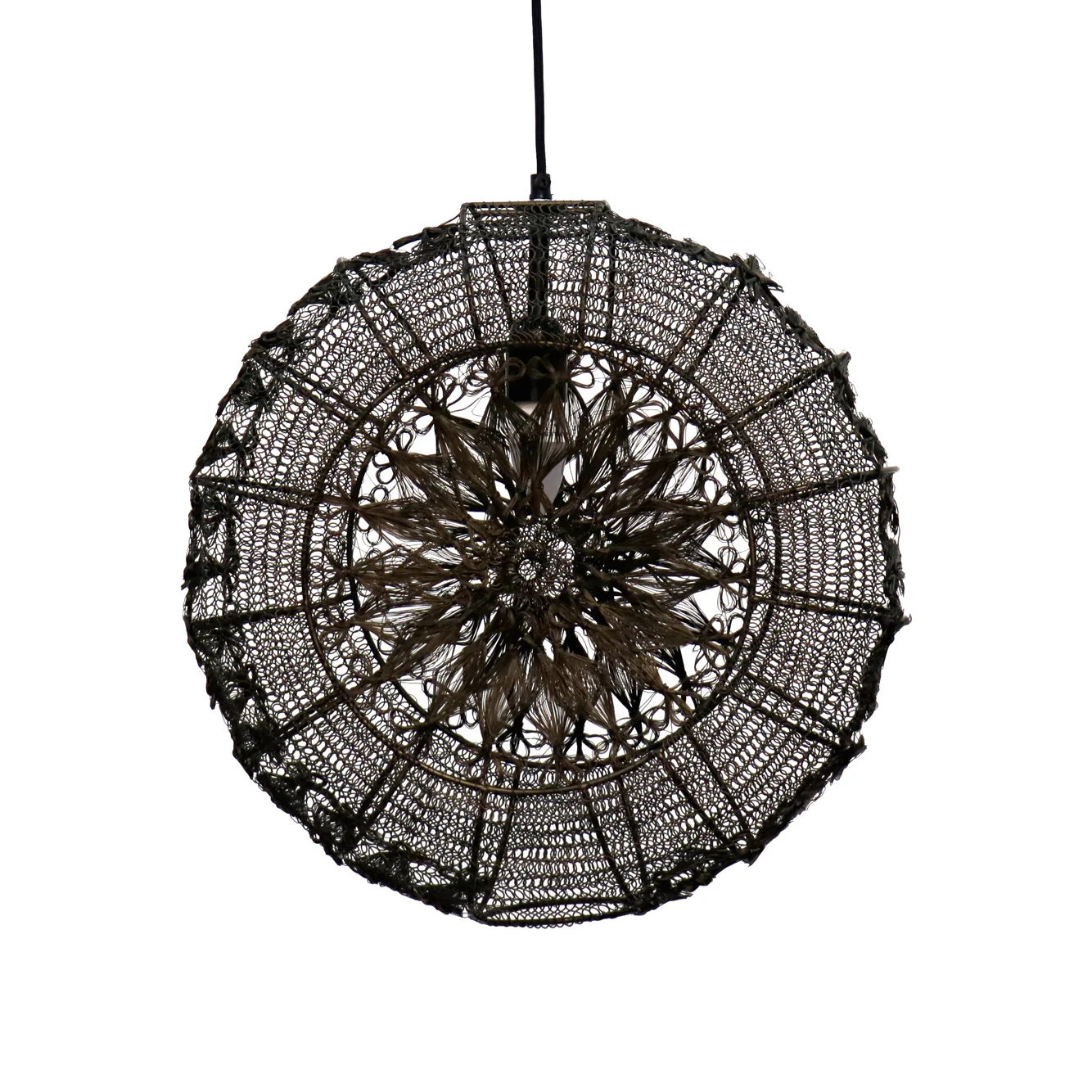 Warind Handcrafted Hanging Elegant Iron Base & Eclectic Design