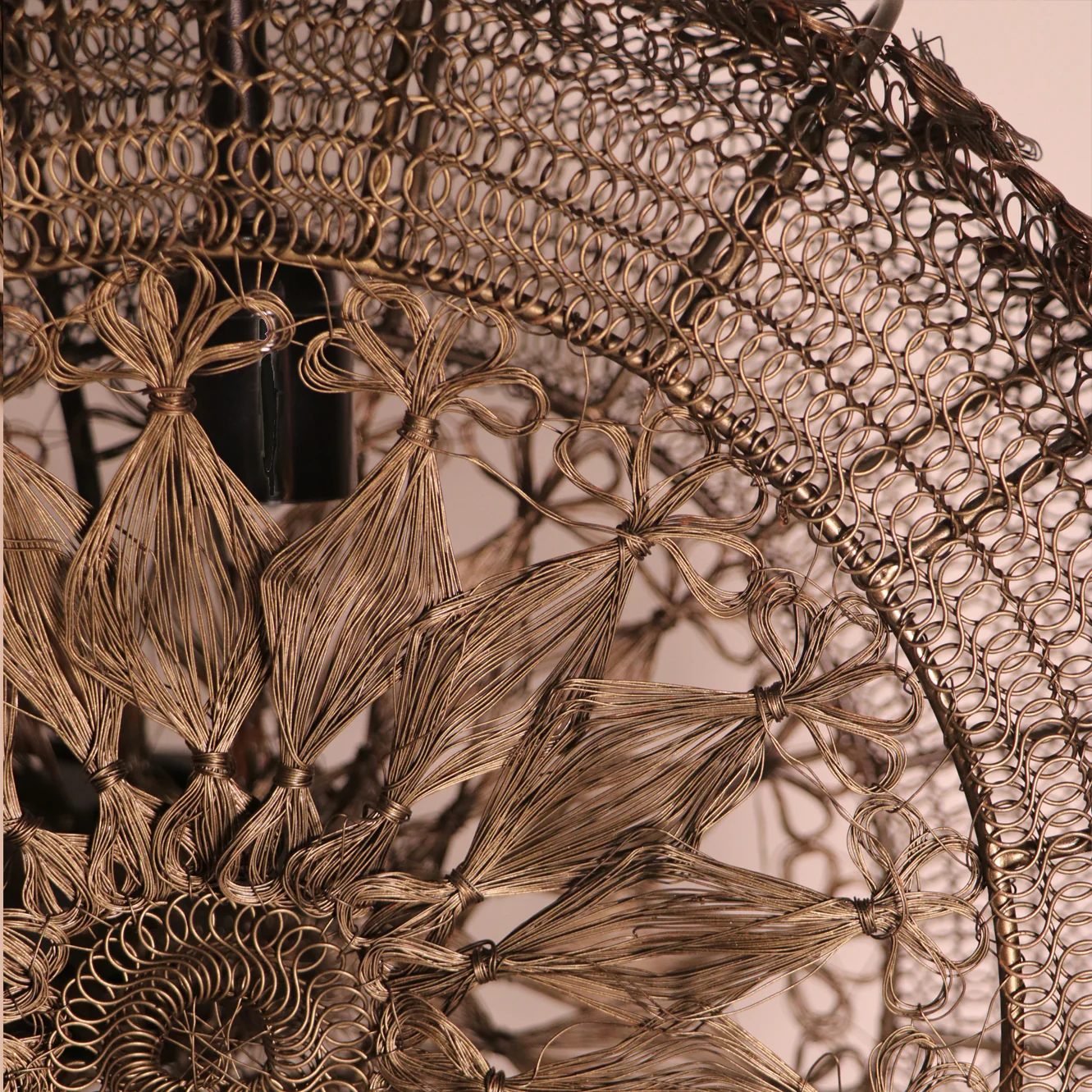 Warind Handcrafted Hanging Elegant Iron Base & Eclectic Design