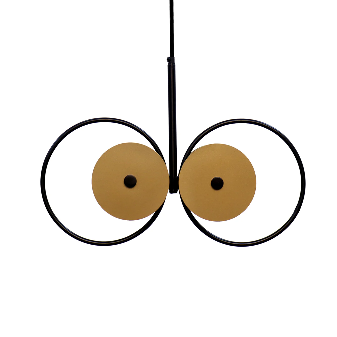 Iris Pendant Lamp Hanging Elegant Iron Base & Eclectic Design