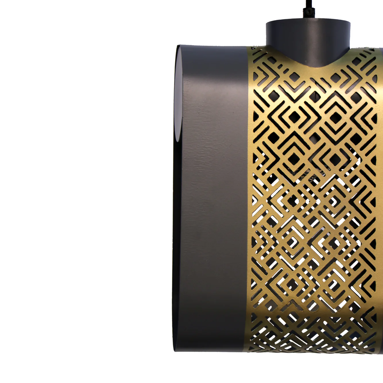 Arin Mesh Wide Hanging Elegant Iron Base & Eclectic Design