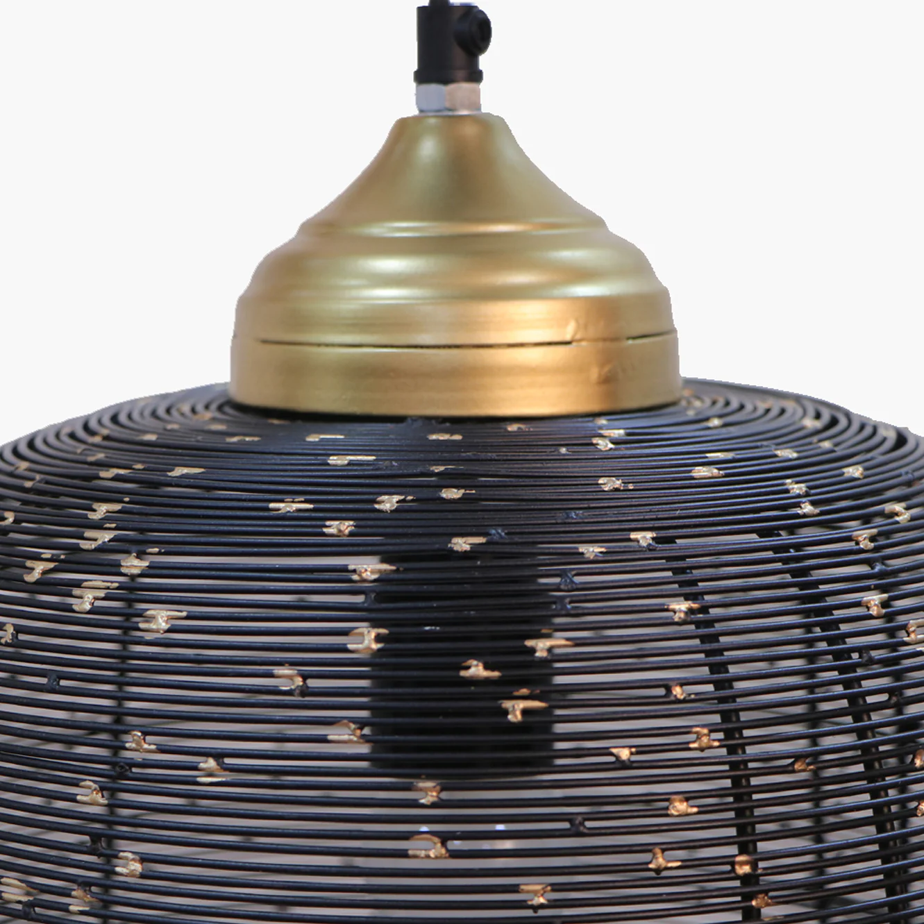 Parasole Long Hanging Elegant Iron Base & Eclectic Design