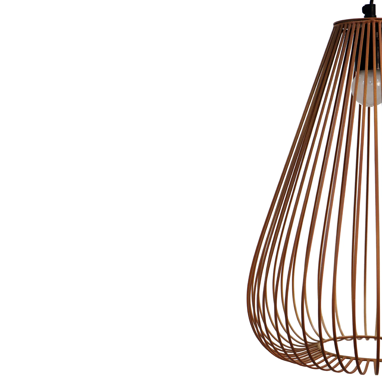 Zura Eye Drop Hanging Elegant Iron Base & Eclectic Design