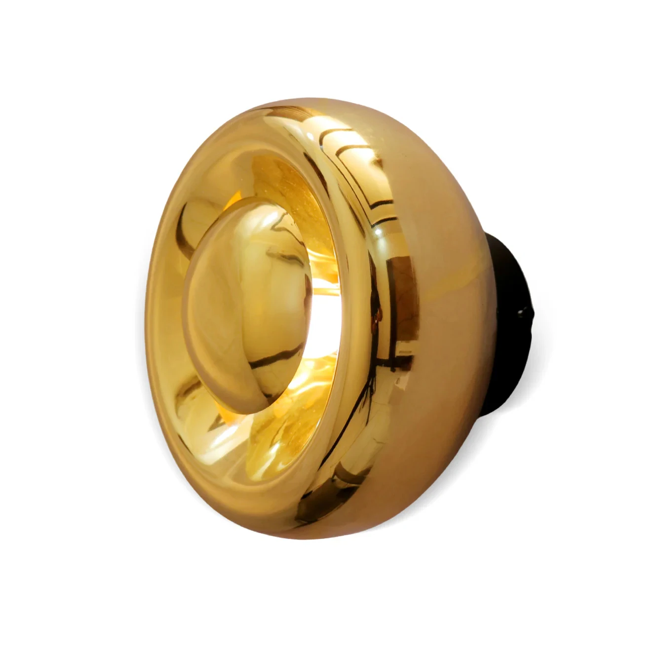 Blubbern Small Wall Lamp Elegant Iron Base & Eclectic Design