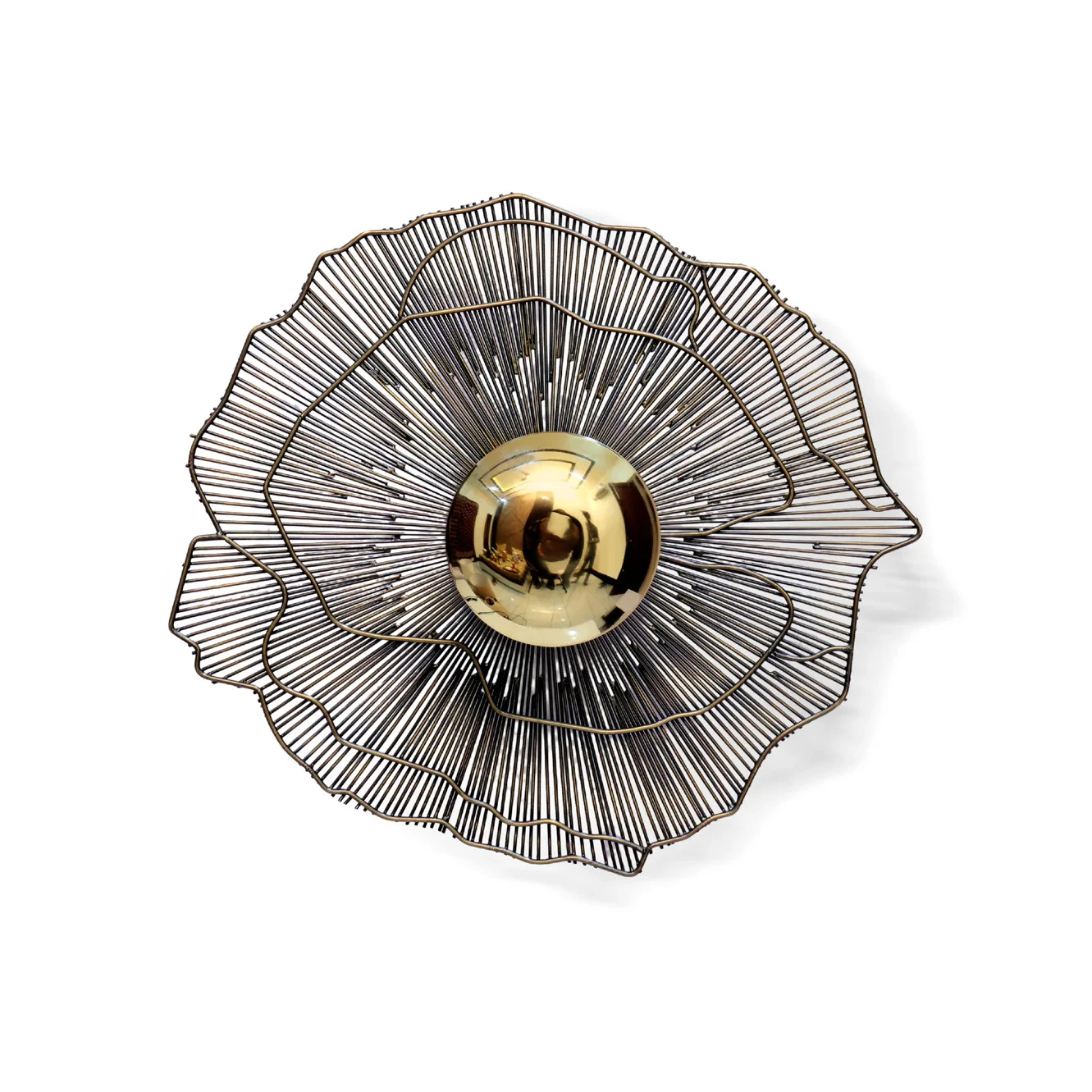 Girik  Wall Lamp Elegant Iron Base & Eclectic Design