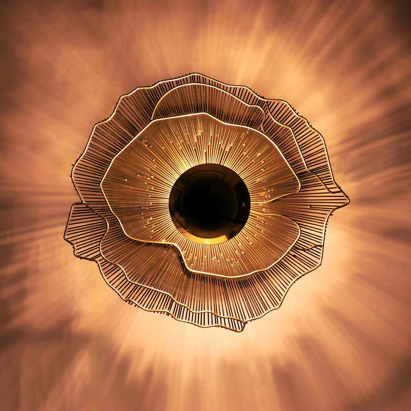 Girik  Wall Lamp Elegant Iron Base & Eclectic Design