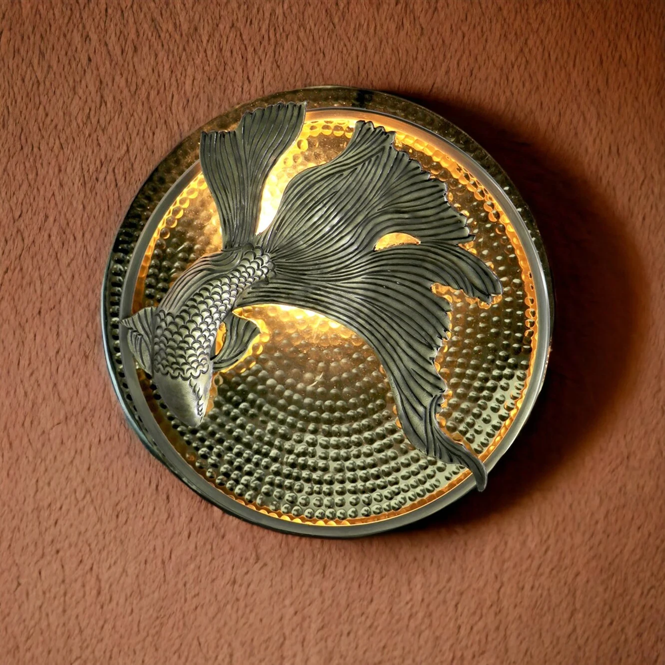 Sirena  Wall Lamp Elegant Iron Base & Eclectic Design