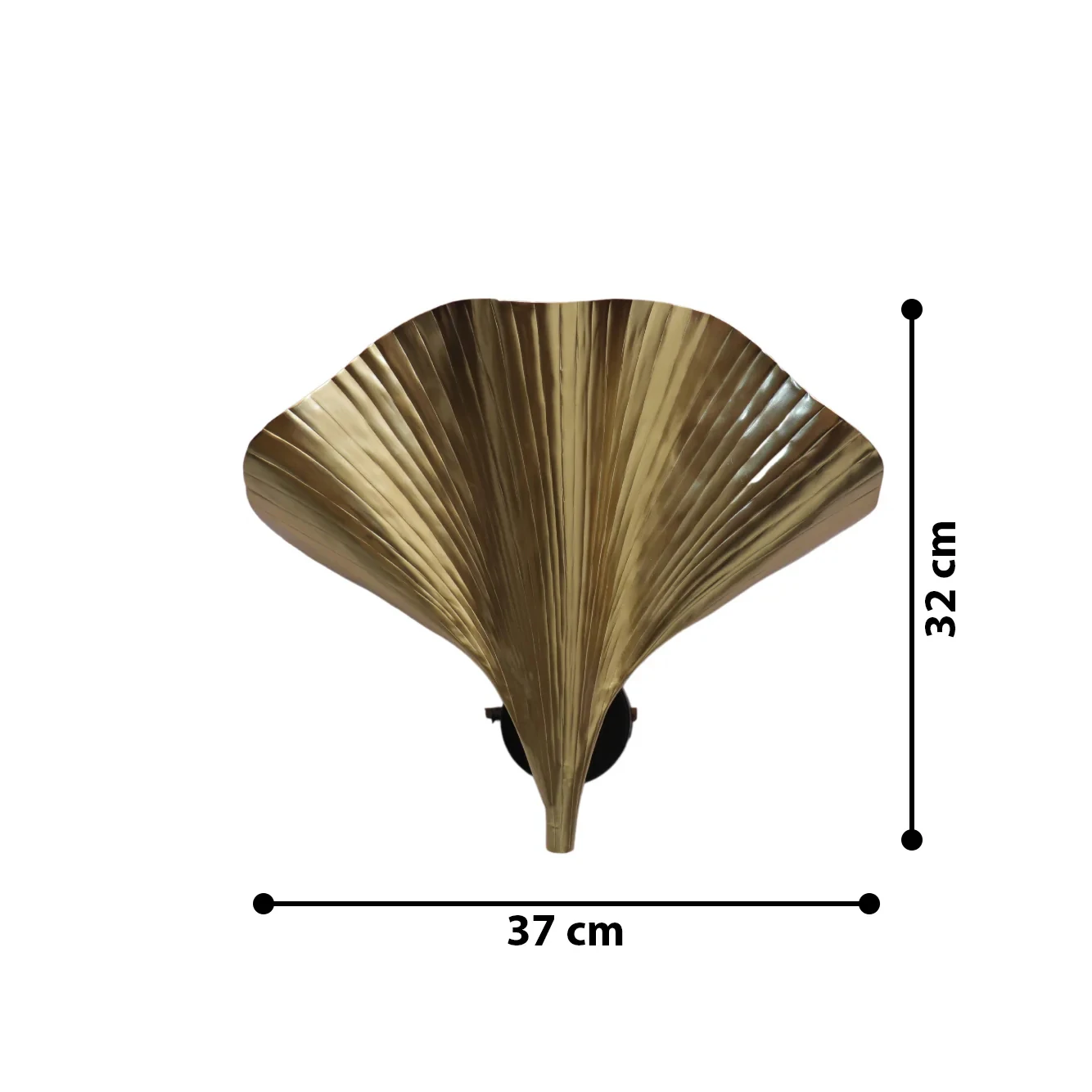 Ginko Wall Lamp Elegant Iron Base & Eclectic Design