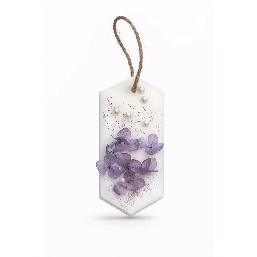 White Petal Wax Sachets – Handcrafted Soy Wax Fragrance Sachets with Preserved Florals