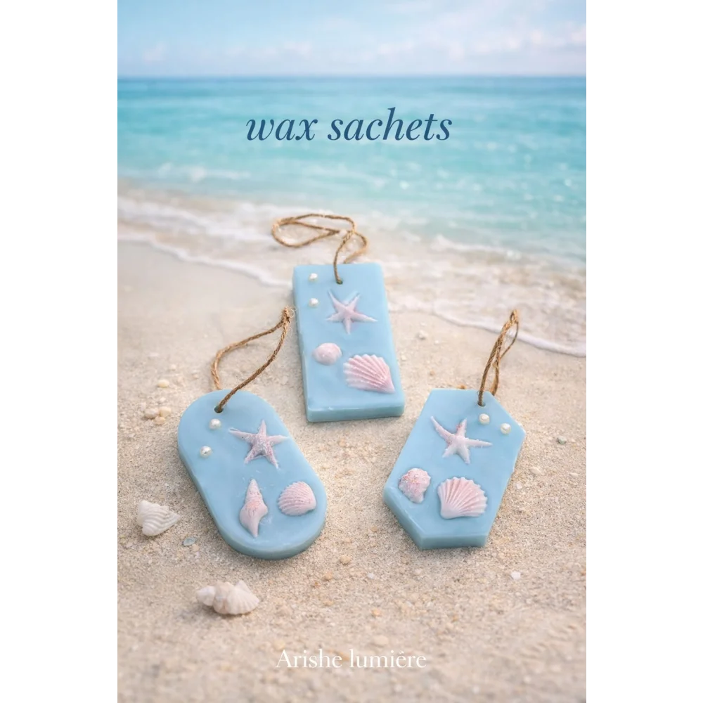 Coastal Wax Sachet – Handcrafted Ocean-Inspired Soy Wax Fragrance Sachet