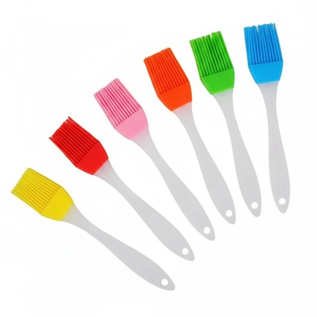 6 Silicon Brushes for applying oil and for bakery