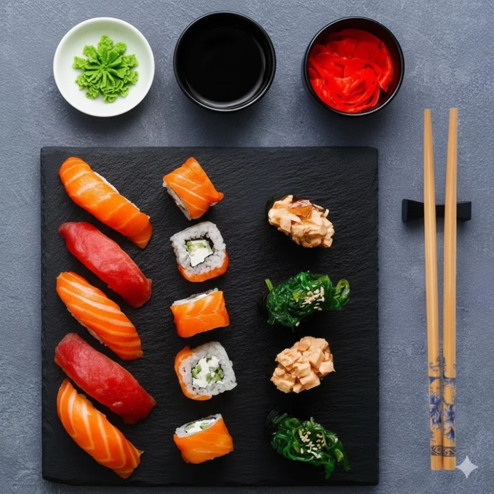 Set of 2 Pairs Reusable Wooden Bamboo Chopsticks – Eco-Friendly & Lightweight Dining Chopsticks