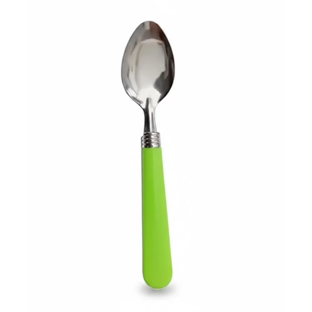 NSCC 6 PCS Half Steel Half Plastic Multi-Use Spoon Set – Heat Resistant & Durable Kitchen Spoons