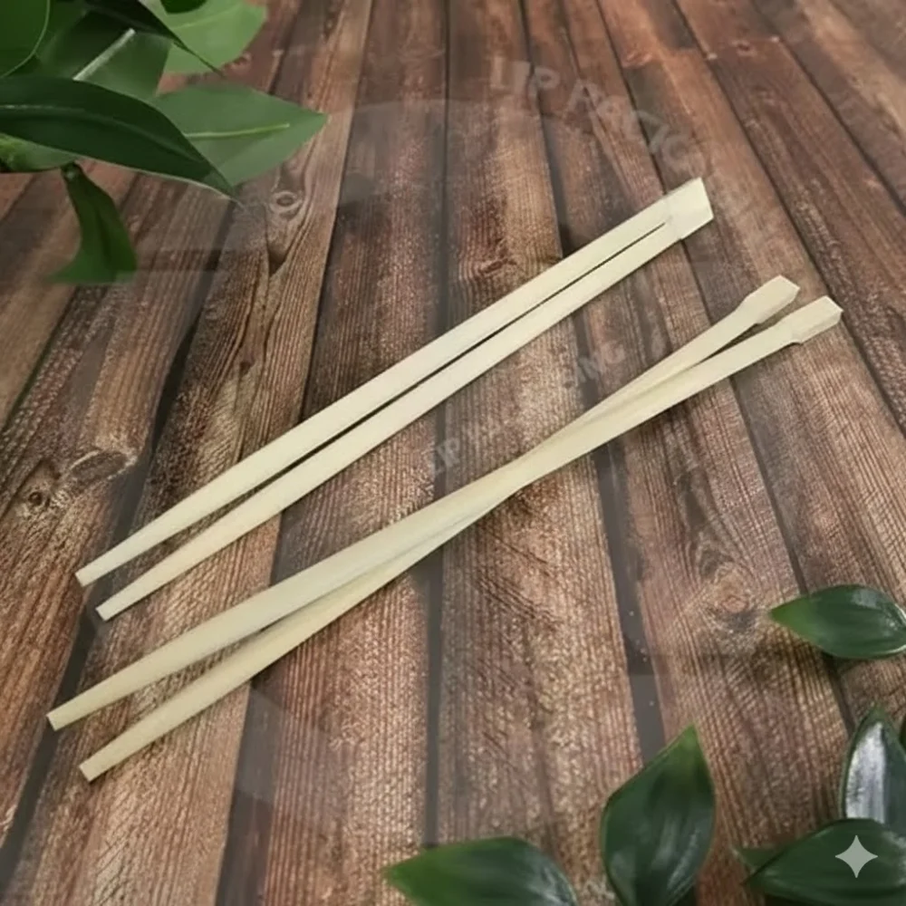 Set of 6 Pairs Disposable Wooden Chopsticks – Eco-Friendly & Biodegradable